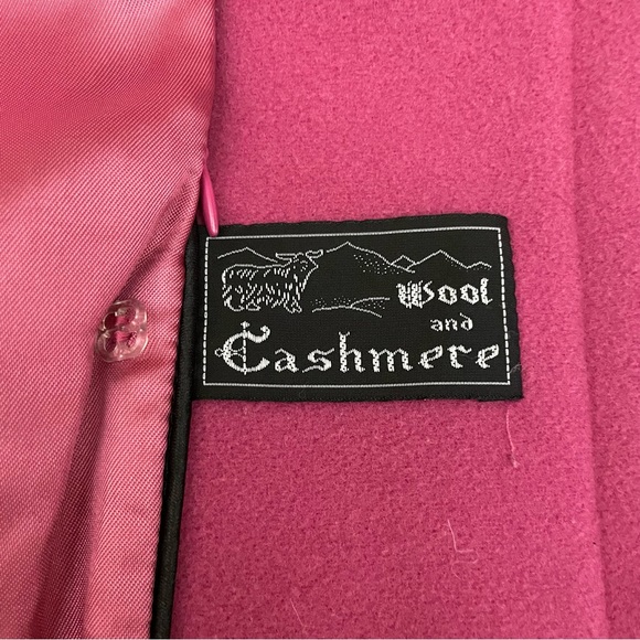 Pink women pea coat. Parisien Brand (( Un Jour ailleurs )) - Picture 3 of 4